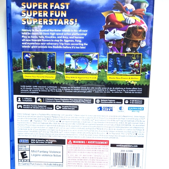 Sonic Superstars for Playstation 5 PS5 - Picture 2 of 5